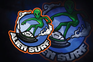 Aliens Surf E-Sport Logo: A Perfect Fit for Your Gaming Team and Brand