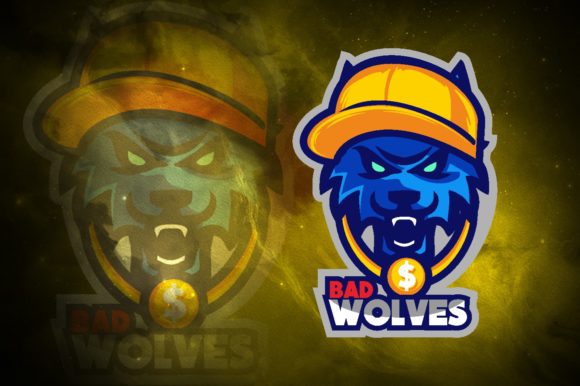 Bad Wolves E-Sport Logo: A Versatile Branding Solution for Your Gaming Team