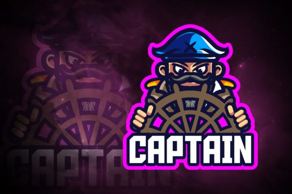 Captain Pirate E-Sport Logo: Perfect for Your Gaming Brand
