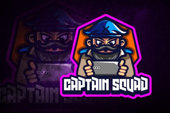 Captain Squad E-Sport Logo: Perfect for Your Gaming Brand