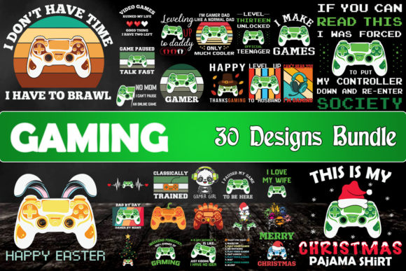 Discover the Ultimate Gaming Bundle SVG 30 Designs: A Perfect Collection for Gamers
