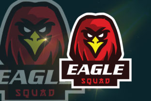 Elevate Your Gaming Brand with Eagle Squad Logo