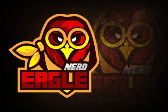 Elevate Your Gaming Brand with the Eagle Nerd E-Sport Logo