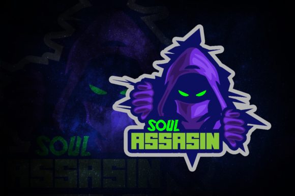Enhance Your Gaming Brand with Soul Assassin E-Sport Logo