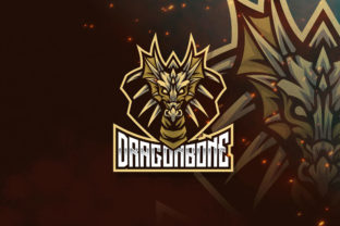 Explore the Versatility of the Dragon Bone Esport Logo Template