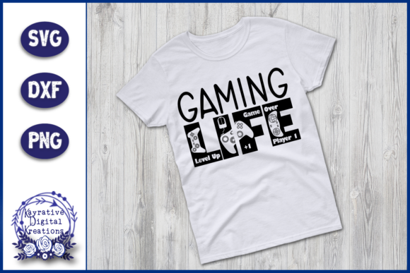 Gaming Life SVG - Gamers SVG: Perfect for Your Gaming Decor and Gifts