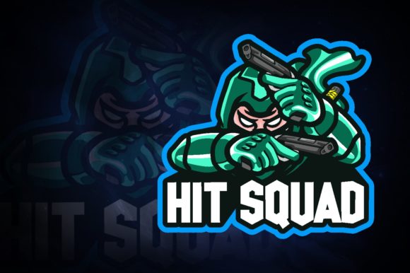 Hit Squad E-Sport Logo: Perfect for Your Team