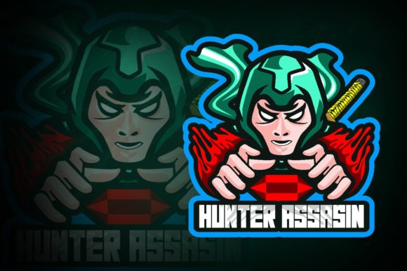 Hunter Assassin E-Sport Logo: Perfect for Your Gaming Team