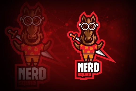 Nerd Squad E-Sport Logo: Perfect for Your Team