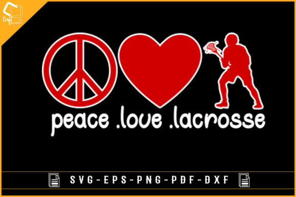 Peace Love Lacrosse Gaming Sublimation: A Creative and Versatile Design Solution