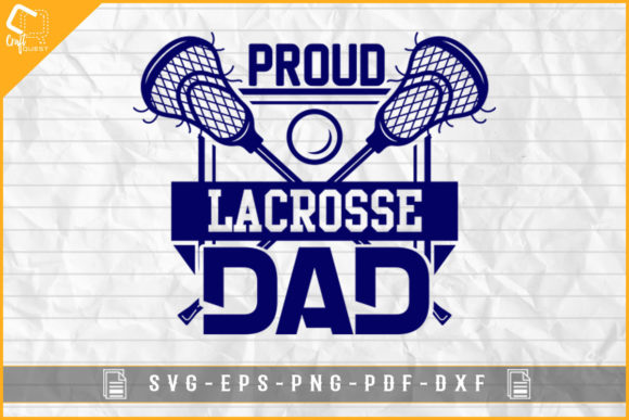 Proud Lacrosse Dad Gaming Sublimation: A Creative and Versatile Design Solution