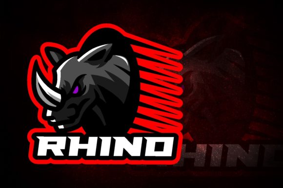 Rhino Speed E-Sport Logo: Perfect for Your Gaming Team