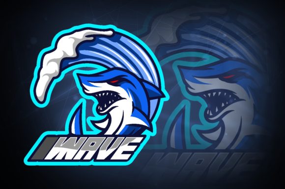 Shark Wave E-Sport Logo: A Perfect Fit for Your Gaming Team and Brand