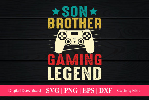 Son Brother Gaming Legend: A Unique Design for Your Creative Projects