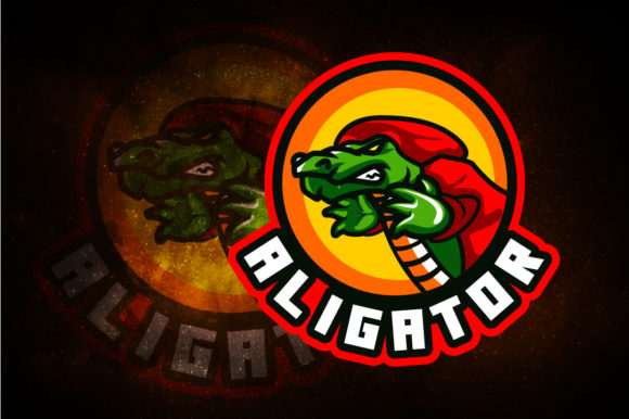 Unleash Your Gaming Brand with Aligator E-Sport Logo