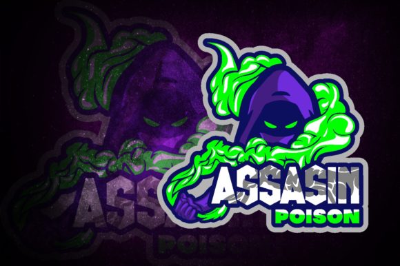 Unleash Your Gaming Brand with the Poison Master E-Sport Logo