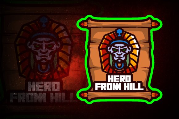 Unleash Your Gaming Team's Potential with the Hero from Hill E-Sport Logo