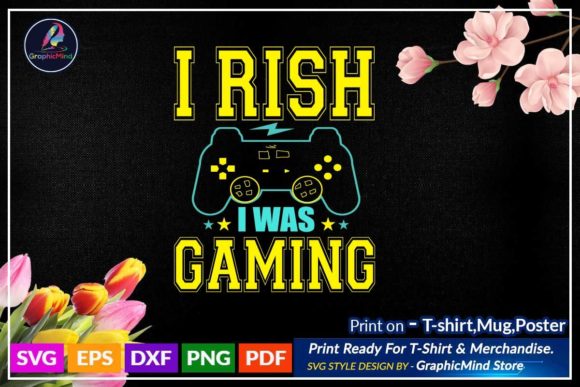 Unlock Your Creativity with Gaming Trendy T-Shirt Design SVG
