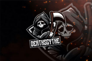 Unlocking Creativity with the Death Scythe Esport Logo Template