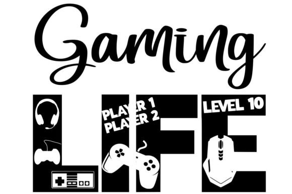 Unlocking Creativity with the Gaming LIFE SVG Cutting File Cricut